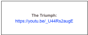 The Triumph: 
https://youtu.be/_U44Rs2augE